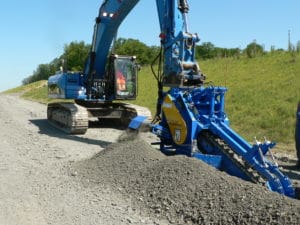 Milling of cable trenches